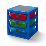 Cajonera transparente en bastidor azul LEGO® 2023