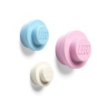 Set de Percheros de Pared (blanco, azul claro, rosa) 2023