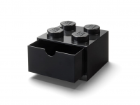 Cajón de escritorio de 4 espigas (negro) 2023