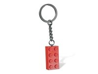 Llavero de ladrillo LEGO® rojo 2023
